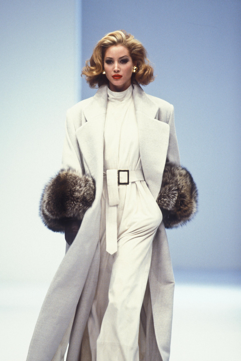 Christy Turlington featured in  the Gianfranco Ferré fashion show for Autumn/Winter 1992