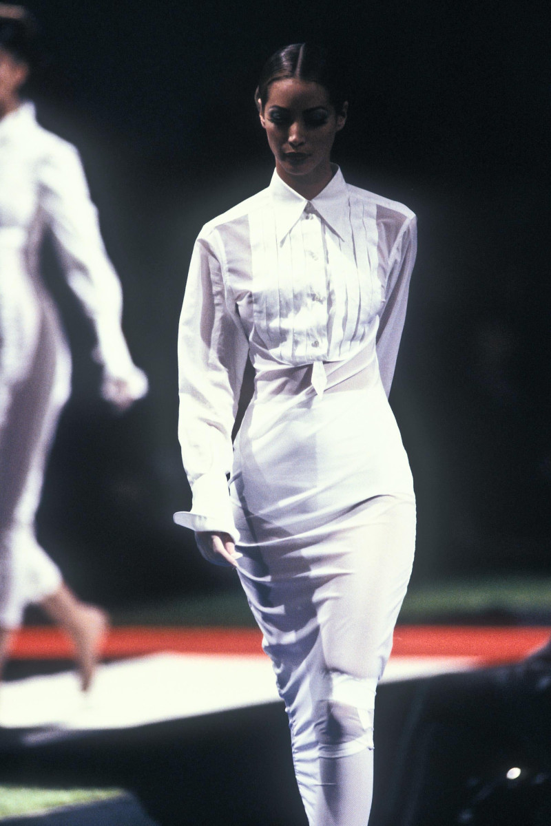 Christy Turlington featured in  the Jean-Paul Gaultier fashion show for Spring/Summer 1992