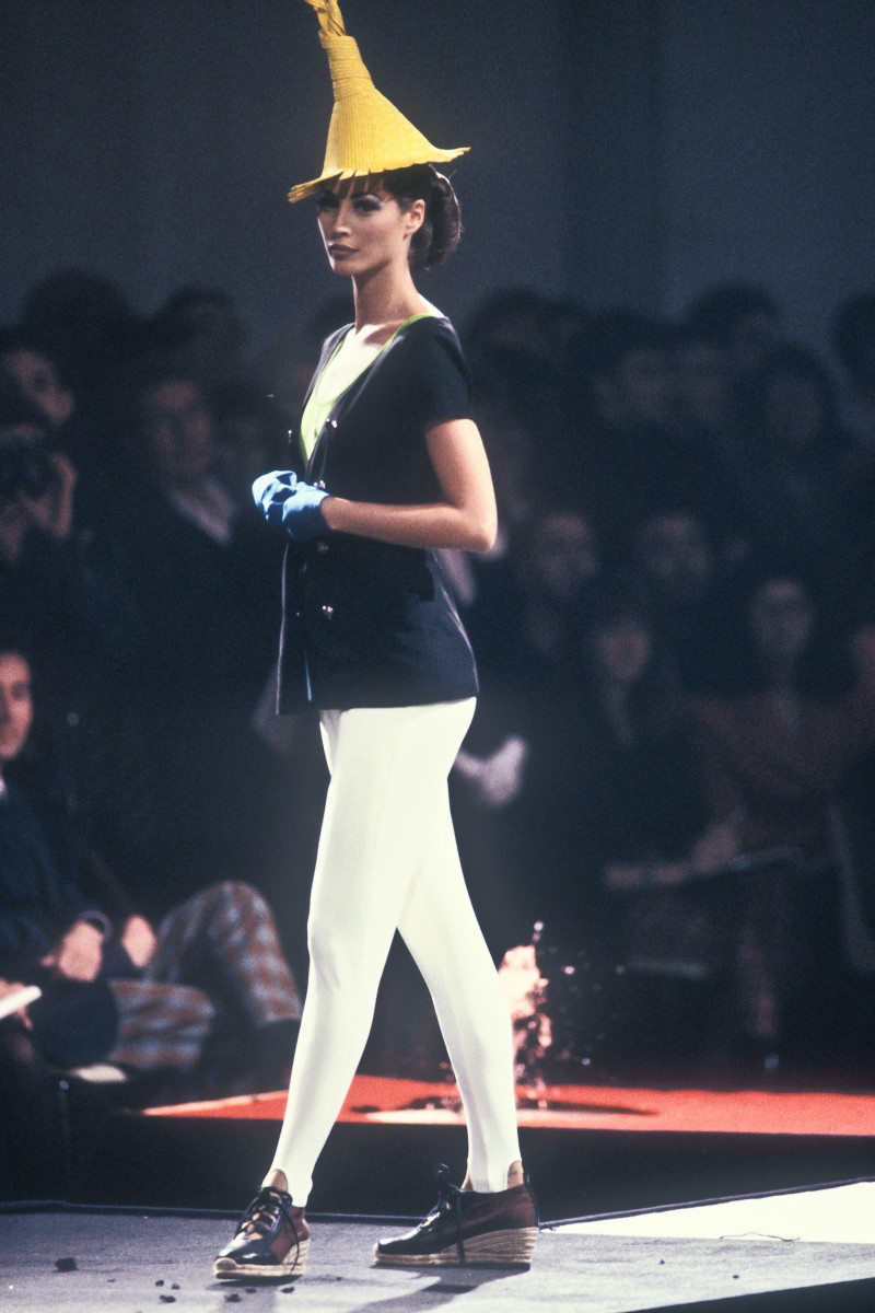 Christy Turlington featured in  the Jean-Paul Gaultier fashion show for Spring/Summer 1992