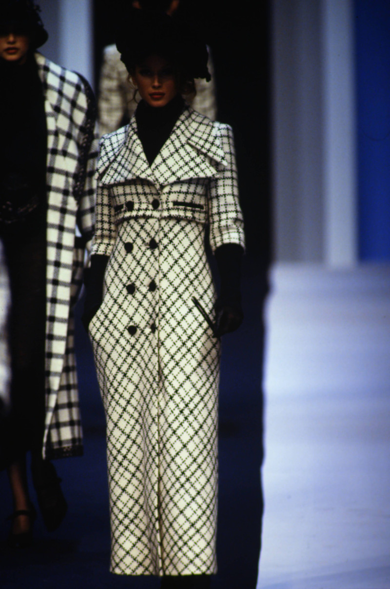 Christy Turlington featured in  the Karl Lagerfeld fashion show for Autumn/Winter 1992