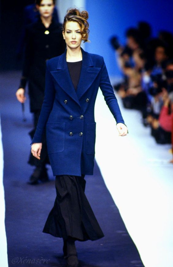 Christy Turlington featured in  the Karl Lagerfeld fashion show for Autumn/Winter 1992