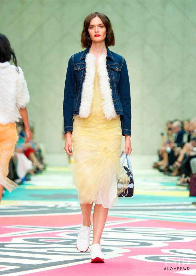 Sam Rollinson featured in  the Burberry Prorsum fashion show for Spring/Summer 2015