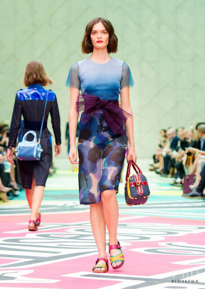 Sam Rollinson featured in  the Burberry Prorsum fashion show for Spring/Summer 2015