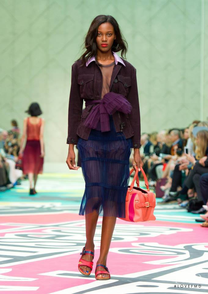 Kai Newman featured in  the Burberry Prorsum fashion show for Spring/Summer 2015