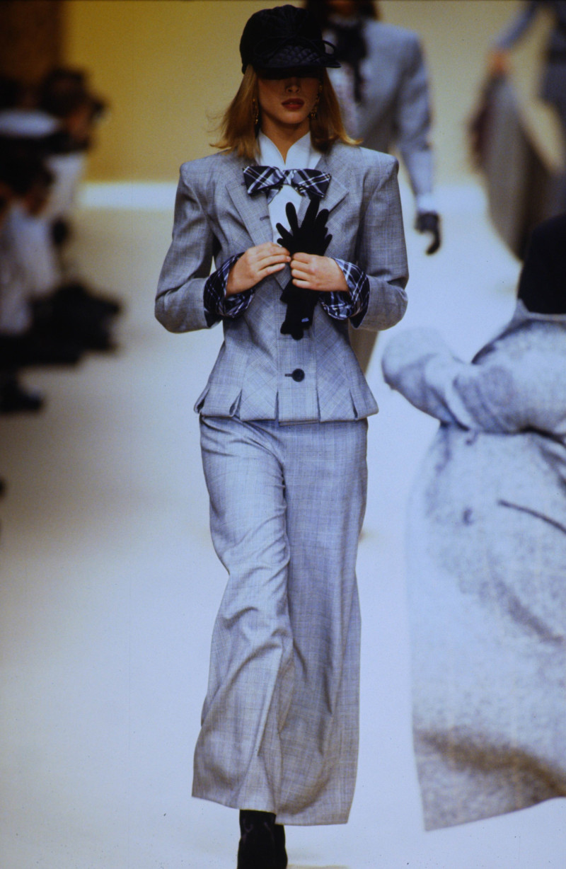 Christy Turlington featured in  the Valentino fashion show for Autumn/Winter 1992