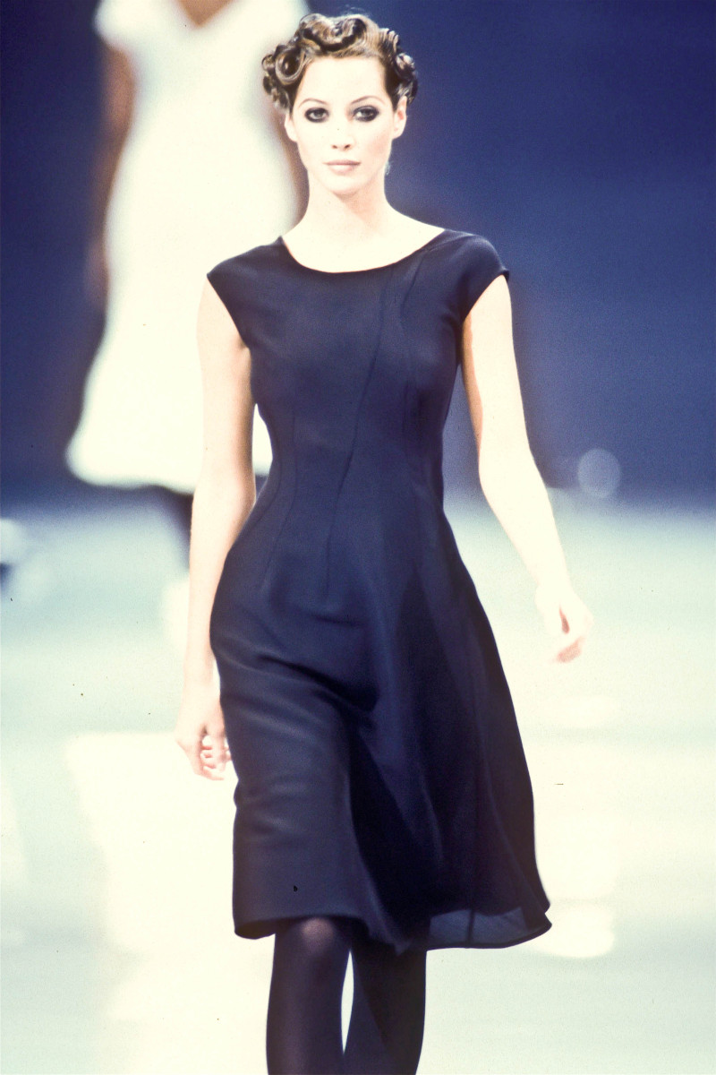 Christy Turlington featured in  the Yohji Yamamoto fashion show for Spring/Summer 1992