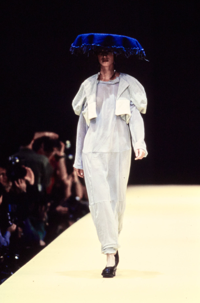 Christy Turlington featured in  the Comme Des Garcons fashion show for Spring/Summer 1993