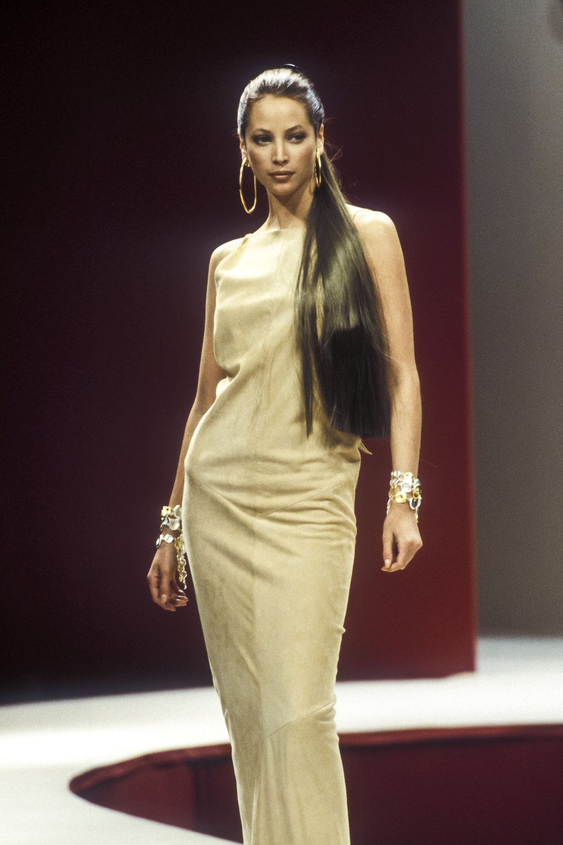 Christy Turlington featured in  the Guy Laroche fashion show for Spring/Summer 1993