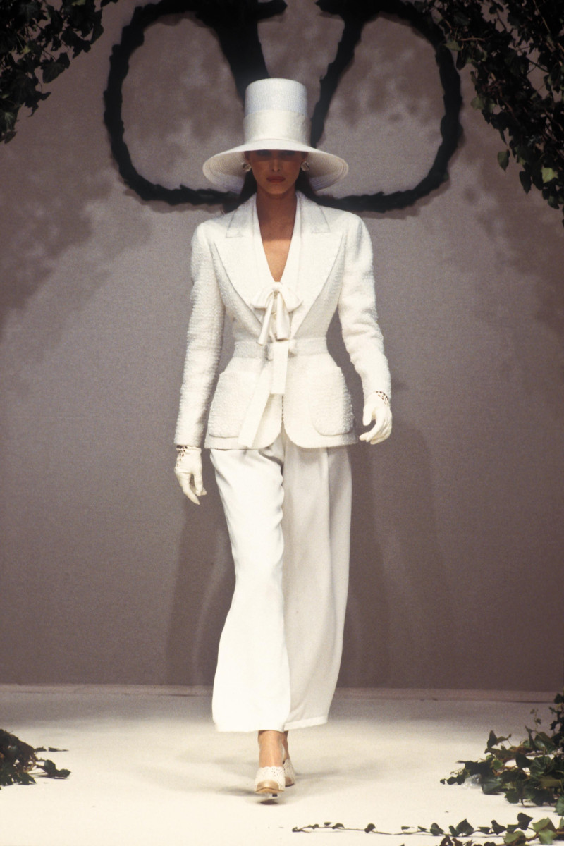 Christy Turlington featured in  the Valentino Couture fashion show for Spring/Summer 1993