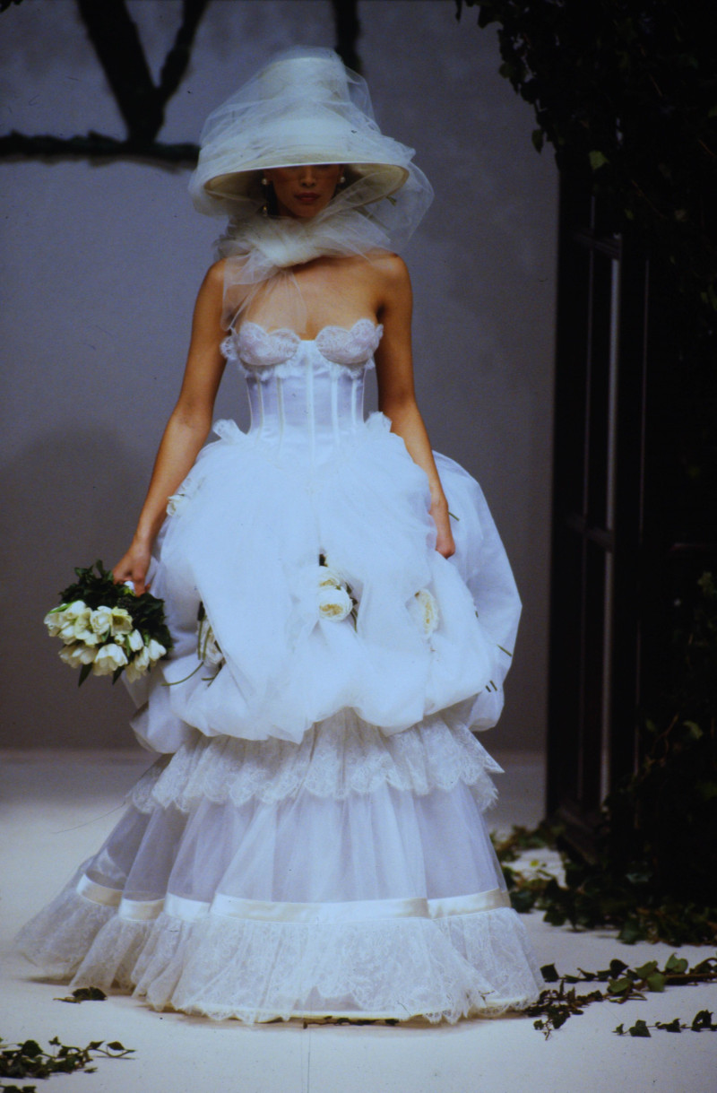 Christy Turlington featured in  the Valentino Couture fashion show for Spring/Summer 1993