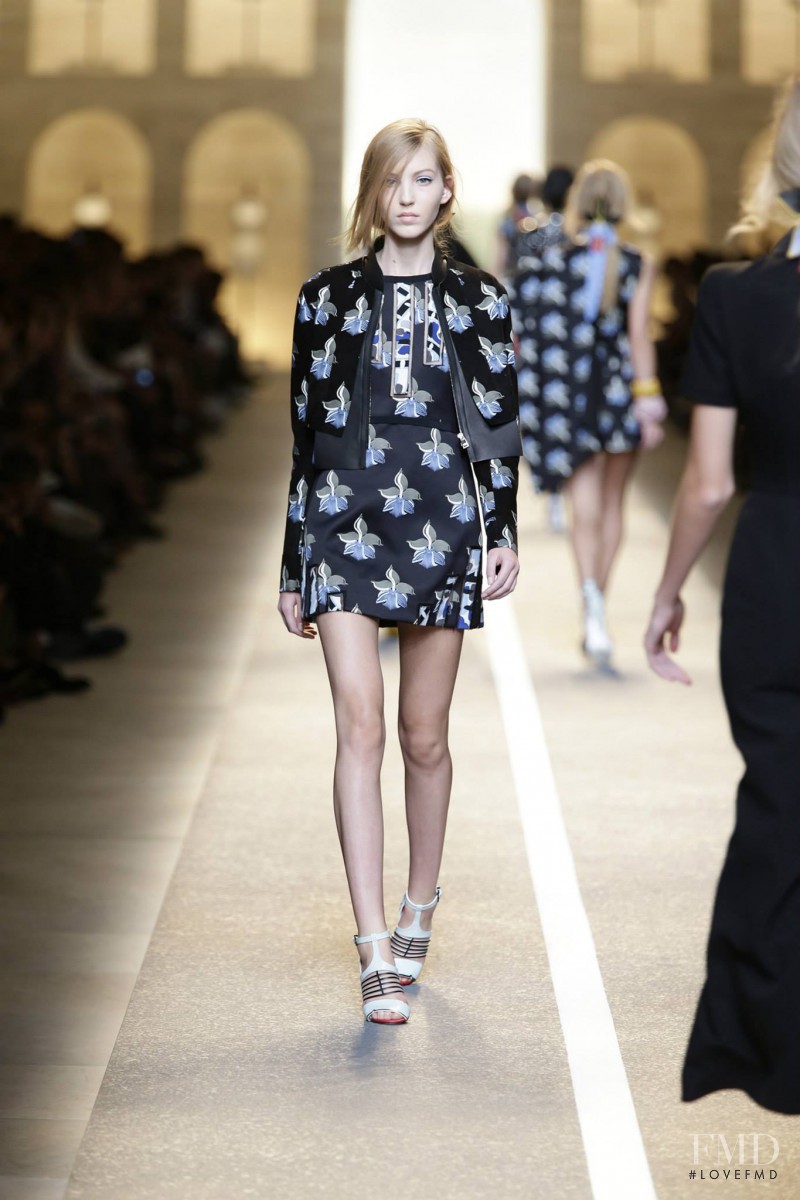 Ella Richards featured in  the Fendi fashion show for Spring/Summer 2015