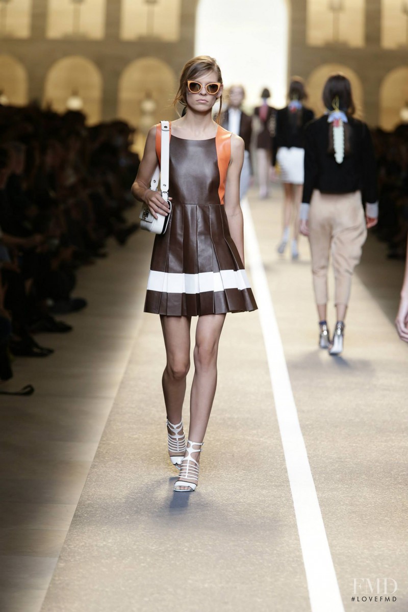 Katharina Hessen featured in  the Fendi fashion show for Spring/Summer 2015