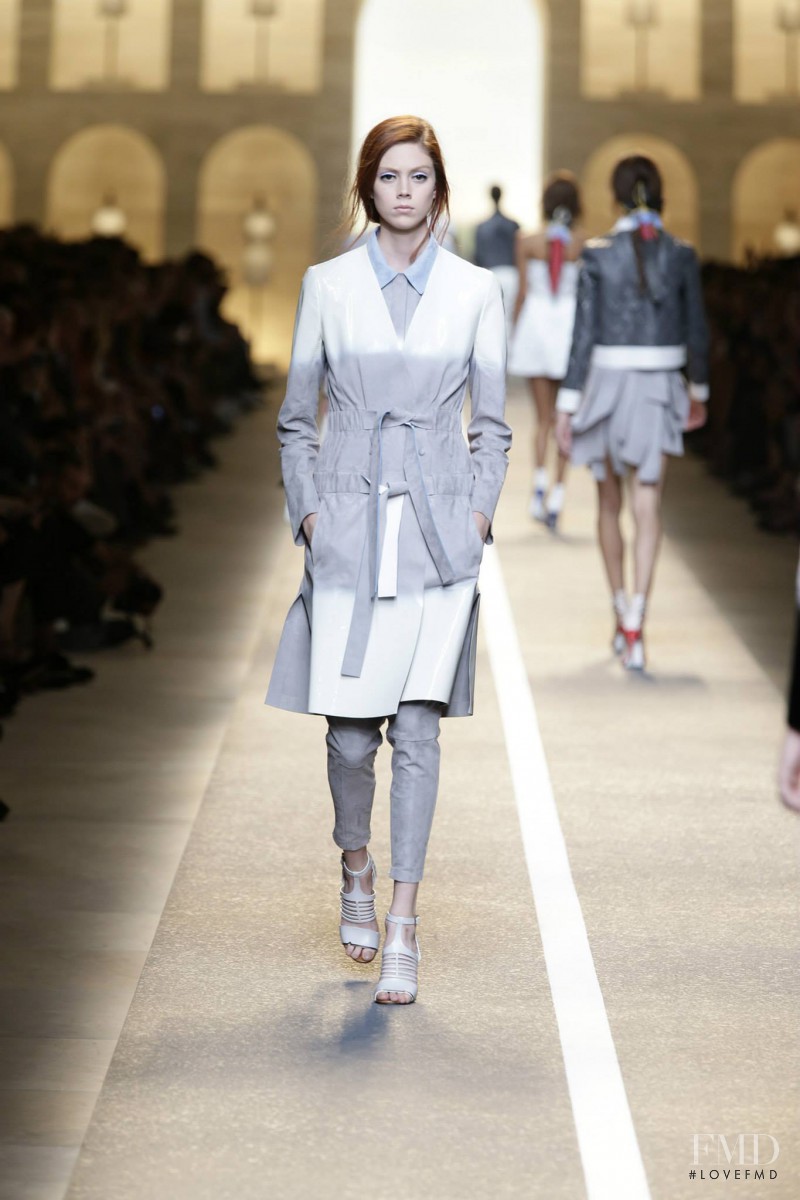 Natalie Westling featured in  the Fendi fashion show for Spring/Summer 2015