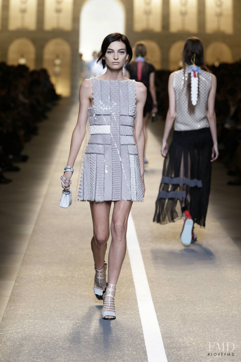 Rosemary Smith featured in  the Fendi fashion show for Spring/Summer 2015