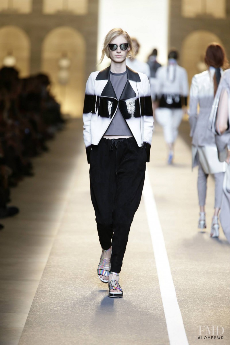Julia Nobis featured in  the Fendi fashion show for Spring/Summer 2015
