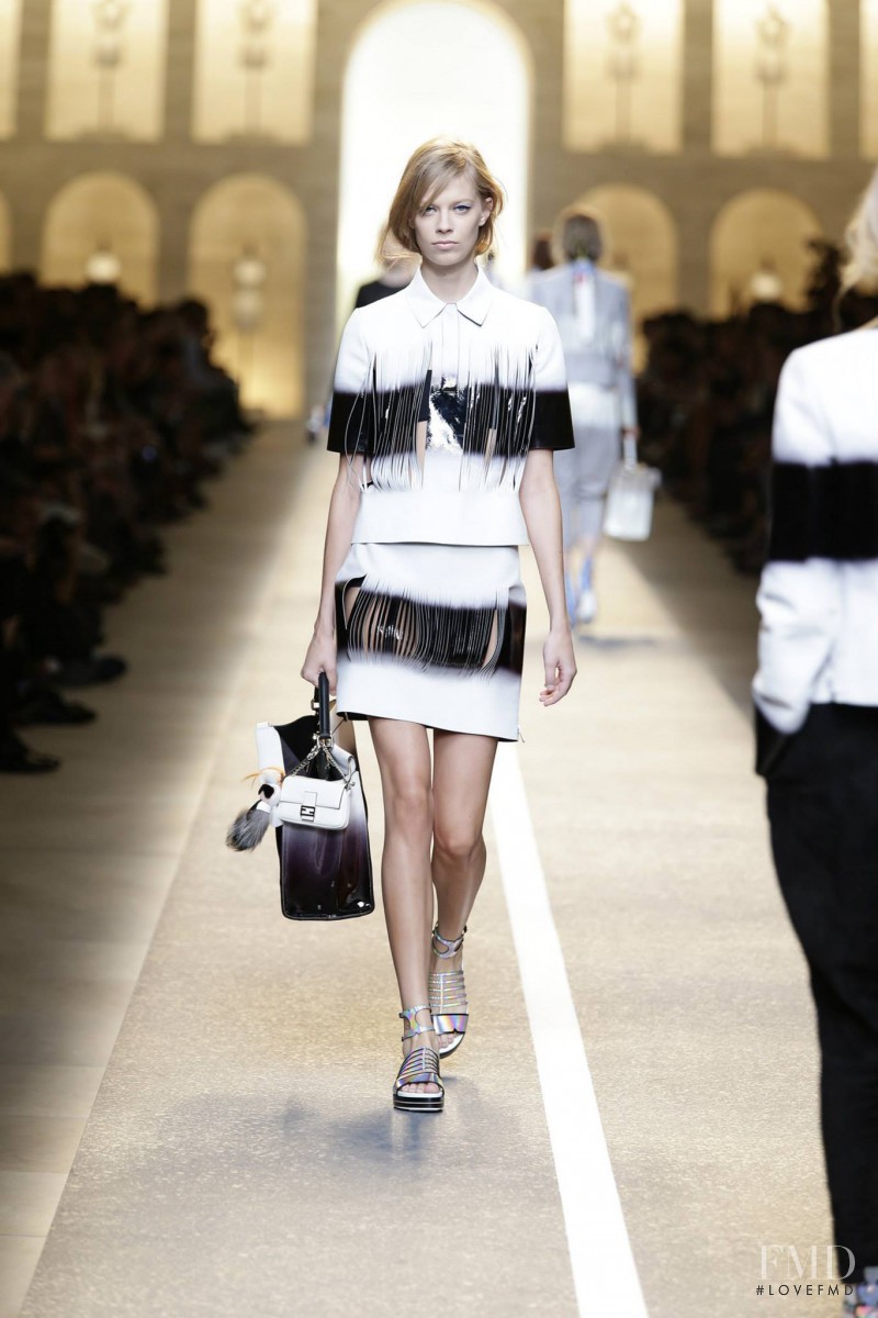 Lexi Boling featured in  the Fendi fashion show for Spring/Summer 2015
