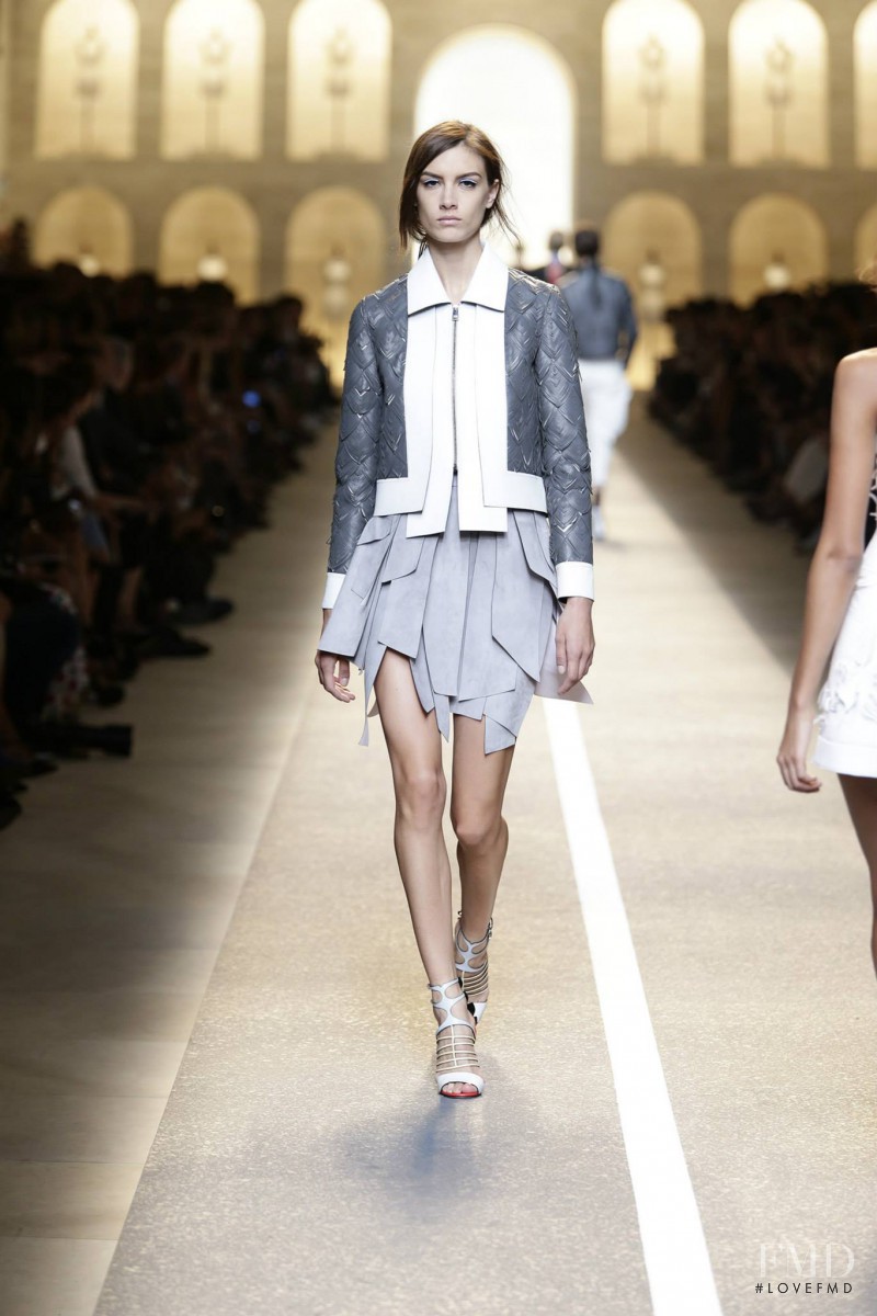 Ronja Furrer featured in  the Fendi fashion show for Spring/Summer 2015