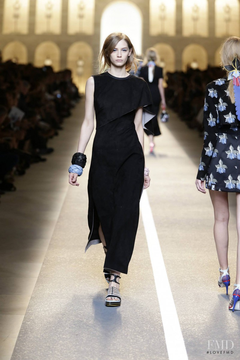 Melina Gesto featured in  the Fendi fashion show for Spring/Summer 2015