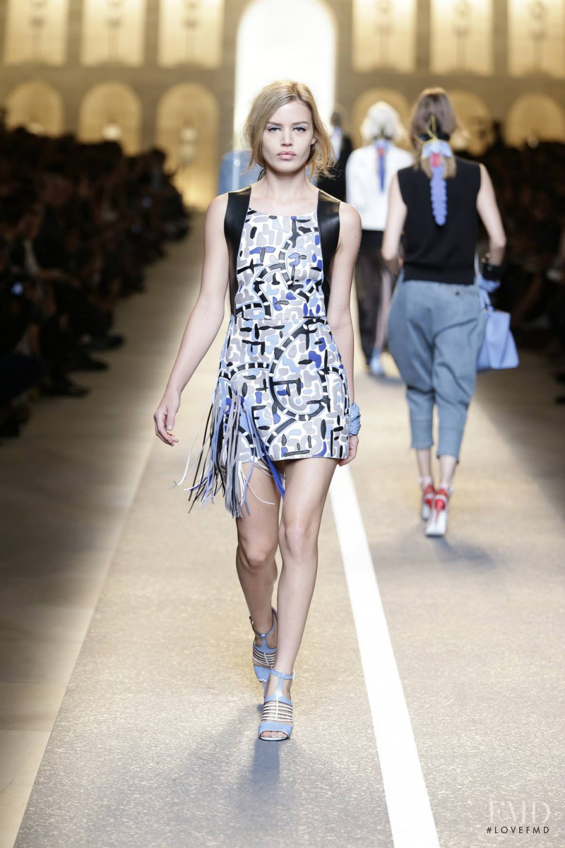 Georgia May Jagger featured in  the Fendi fashion show for Spring/Summer 2015