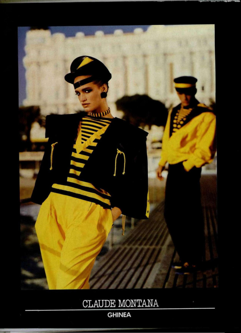 Bonnie Berman featured in  the Montana advertisement for Spring/Summer 1984