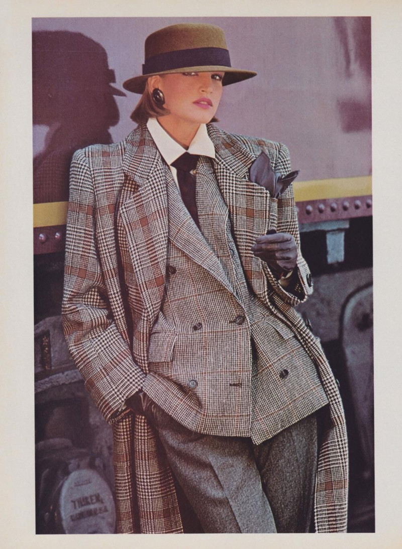 Bonnie Berman featured in  the Calvin Klein advertisement for Autumn/Winter 1983