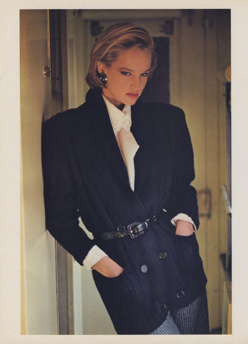 Bonnie Berman featured in  the Calvin Klein advertisement for Autumn/Winter 1983