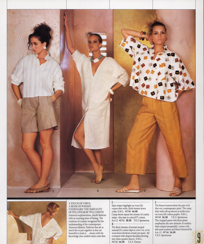 Bonnie Berman featured in  the Bloomingdales catalogue for Spring 1984