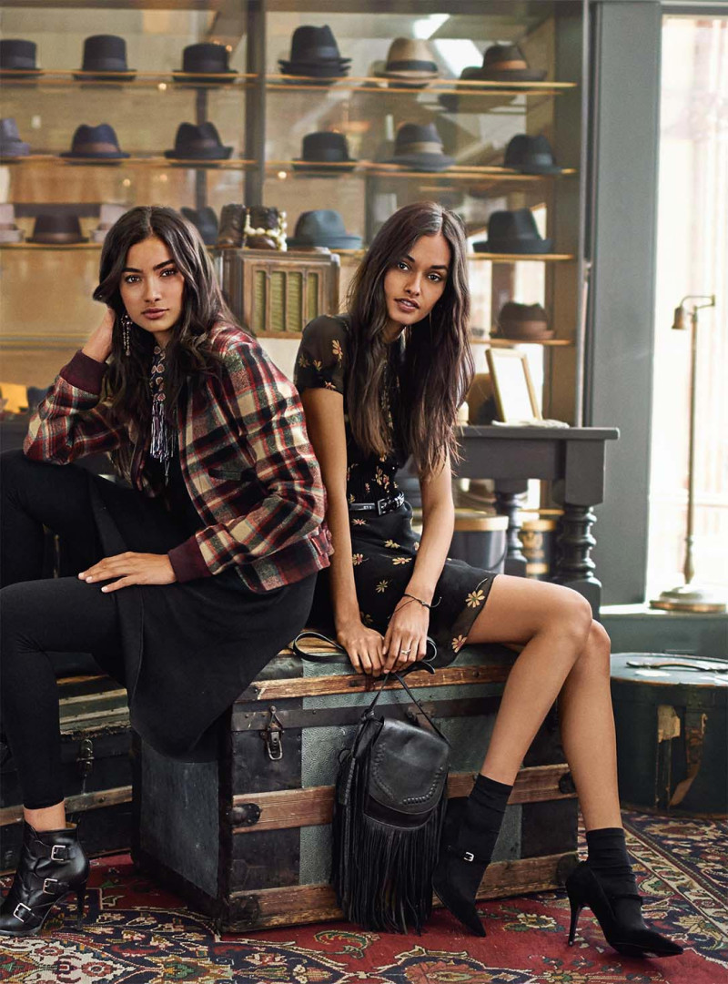 Gizele Oliveira featured in  the Polo Ralph Lauren advertisement for Autumn/Winter 2015