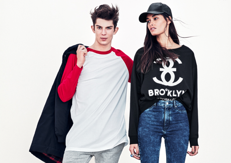 Gizele Oliveira featured in  the H&M advertisement for Autumn/Winter 2015