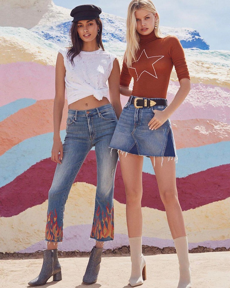 Gizele Oliveira featured in  the REVOLVE Festival lookbook for Spring/Summer 2017