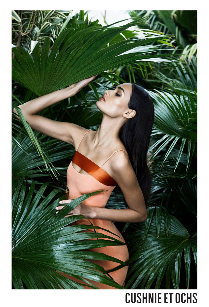 Gizele Oliveira featured in  the Cushnie Et Ochs advertisement for Spring/Summer 2018