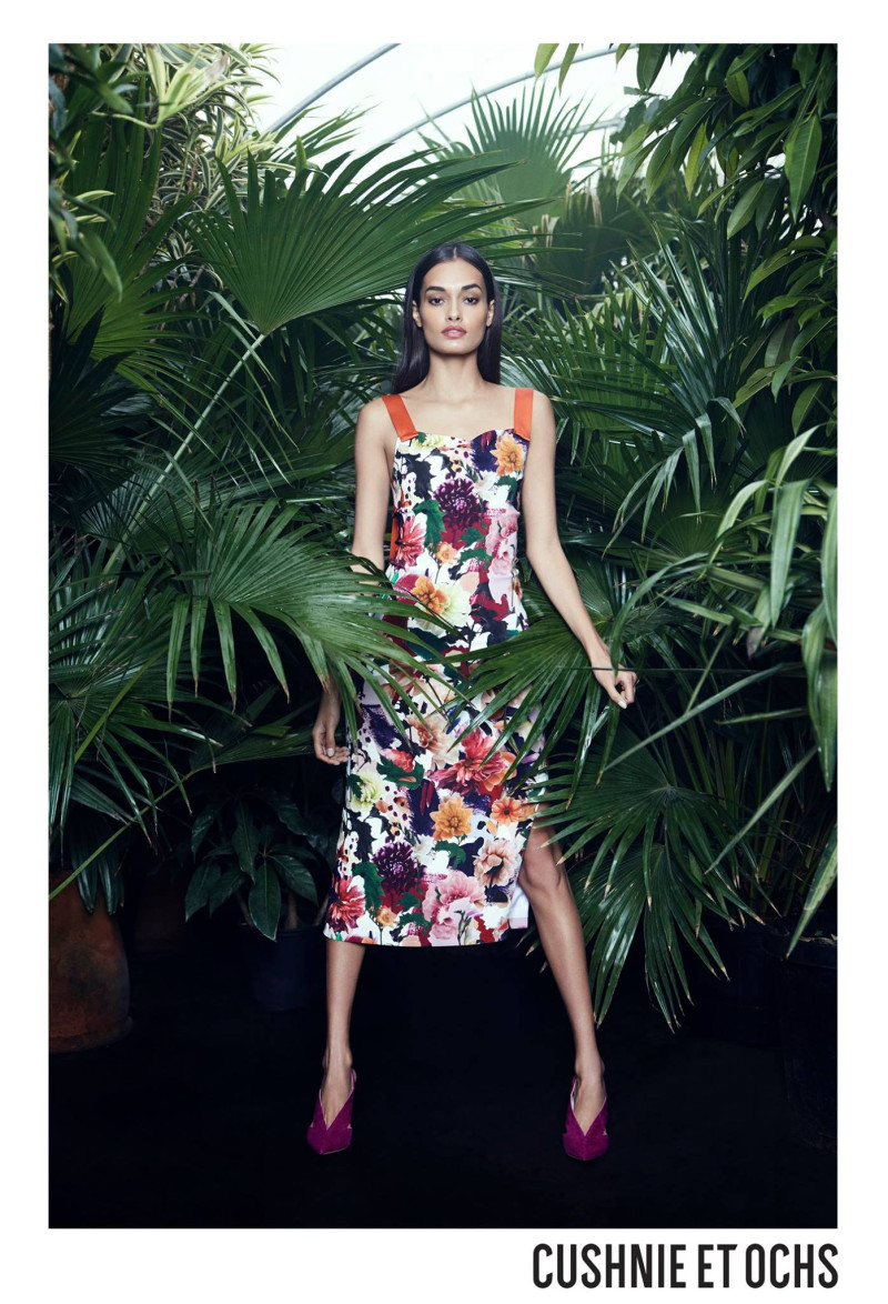 Gizele Oliveira featured in  the Cushnie Et Ochs advertisement for Spring/Summer 2018