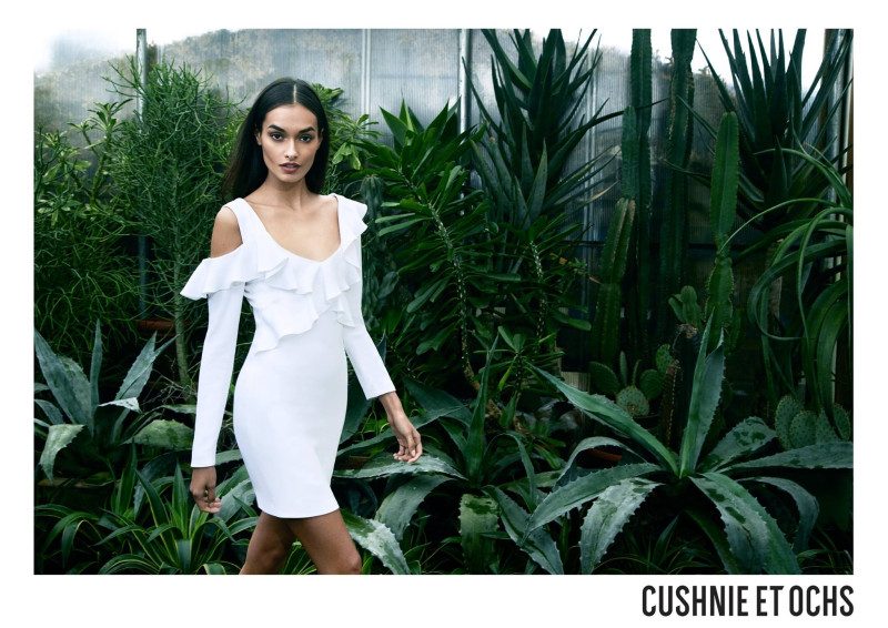 Gizele Oliveira featured in  the Cushnie Et Ochs advertisement for Spring/Summer 2018