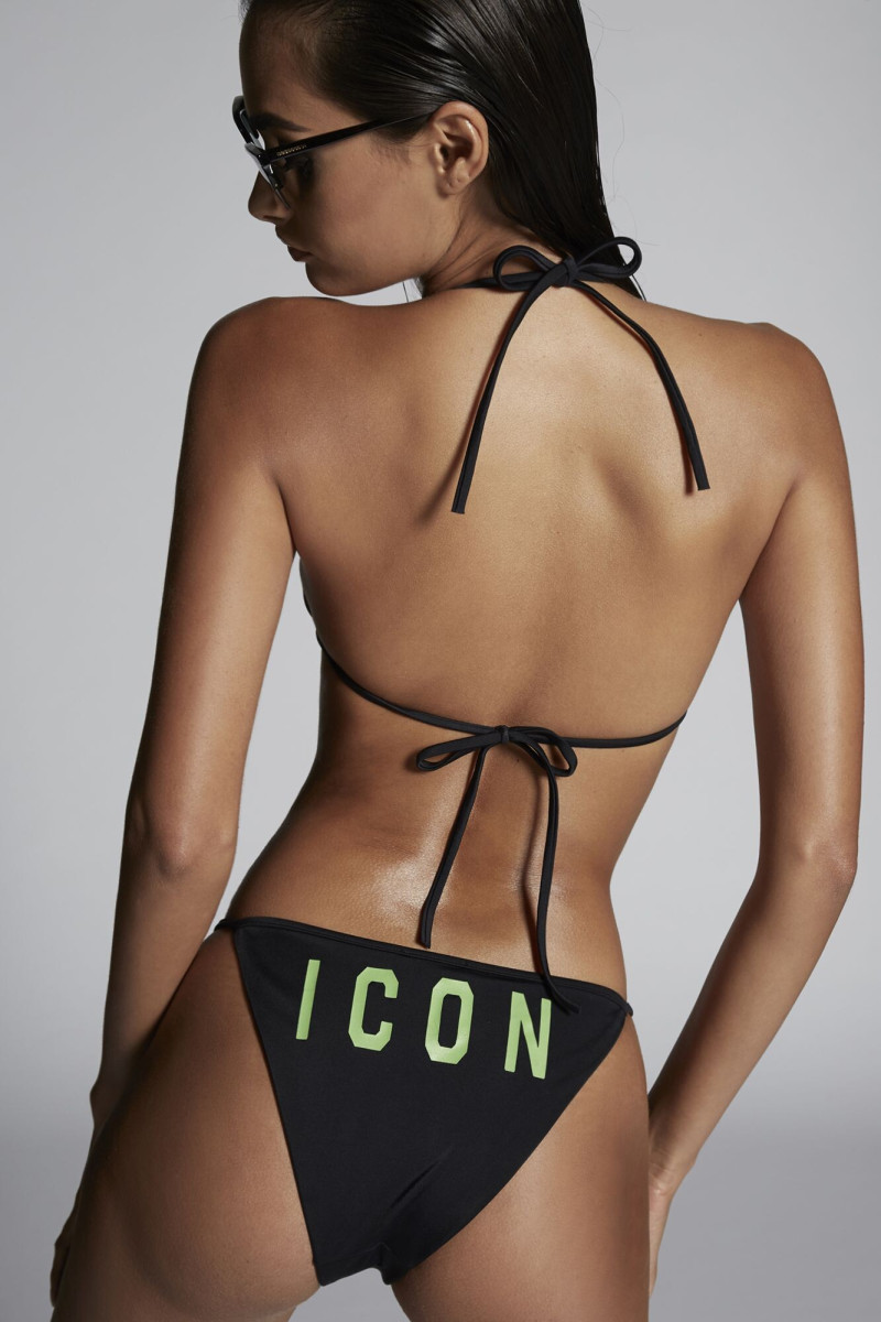 Gizele Oliveira featured in  the DSquared2 Swim catalogue for Summer 2019