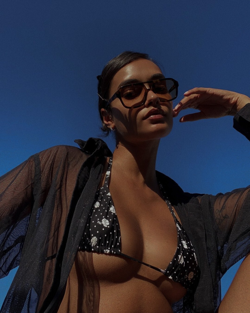 Gizele Oliveira featured in  the Vehla advertisement for Spring/Summer 2022