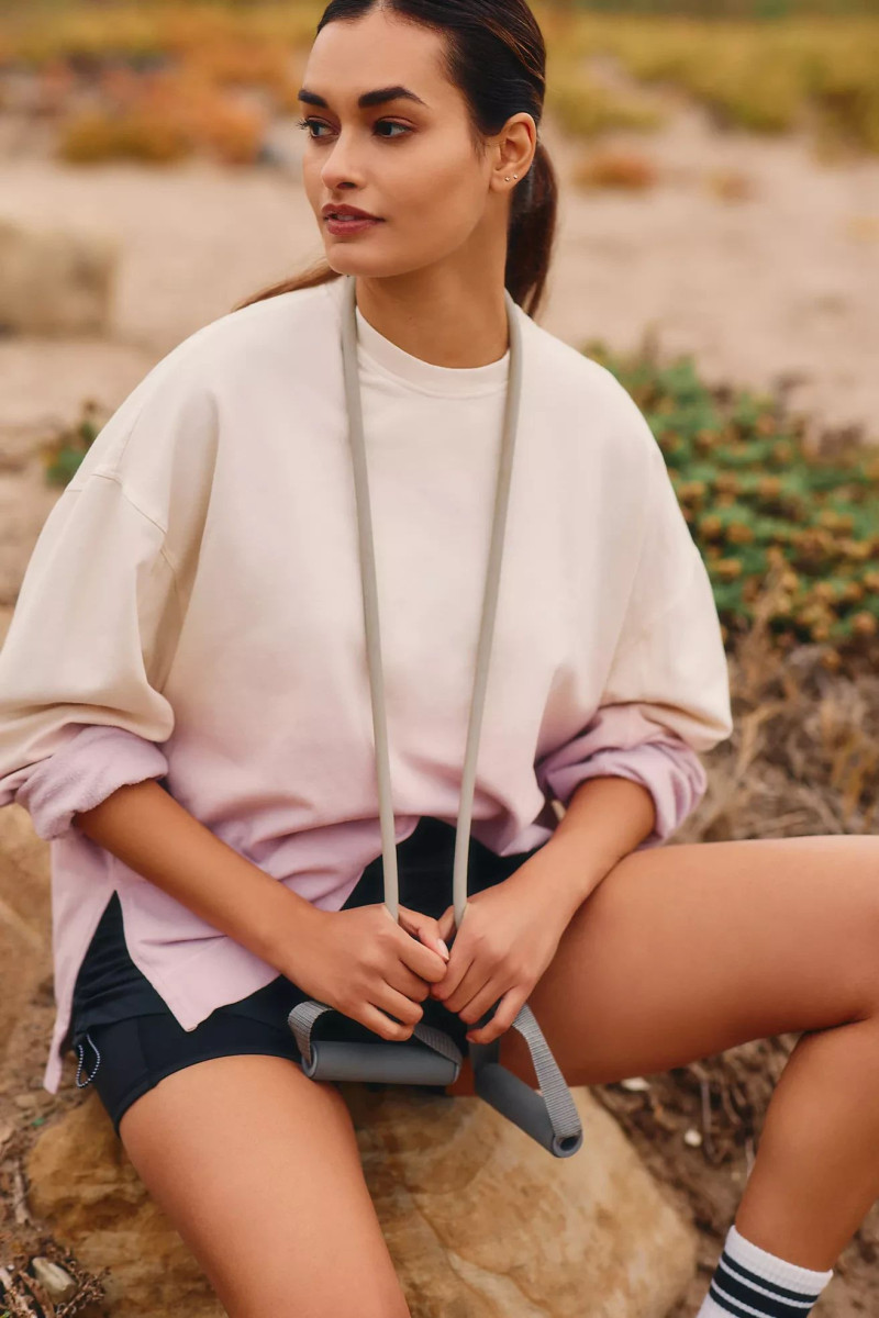 Gizele Oliveira featured in  the Anthropologie catalogue for Spring/Summer 2023