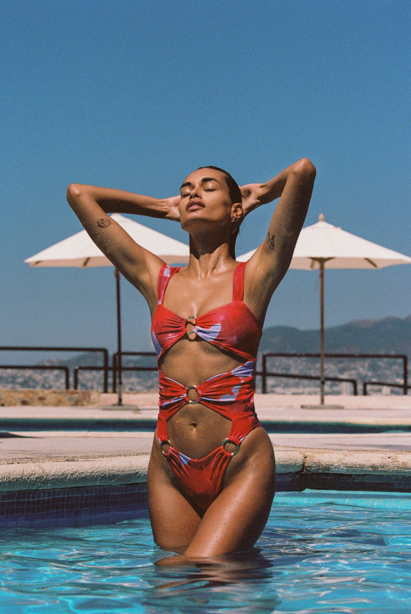 Gizele Oliveira featured in  the Bikini Bible advertisement for Spring/Summer 2024