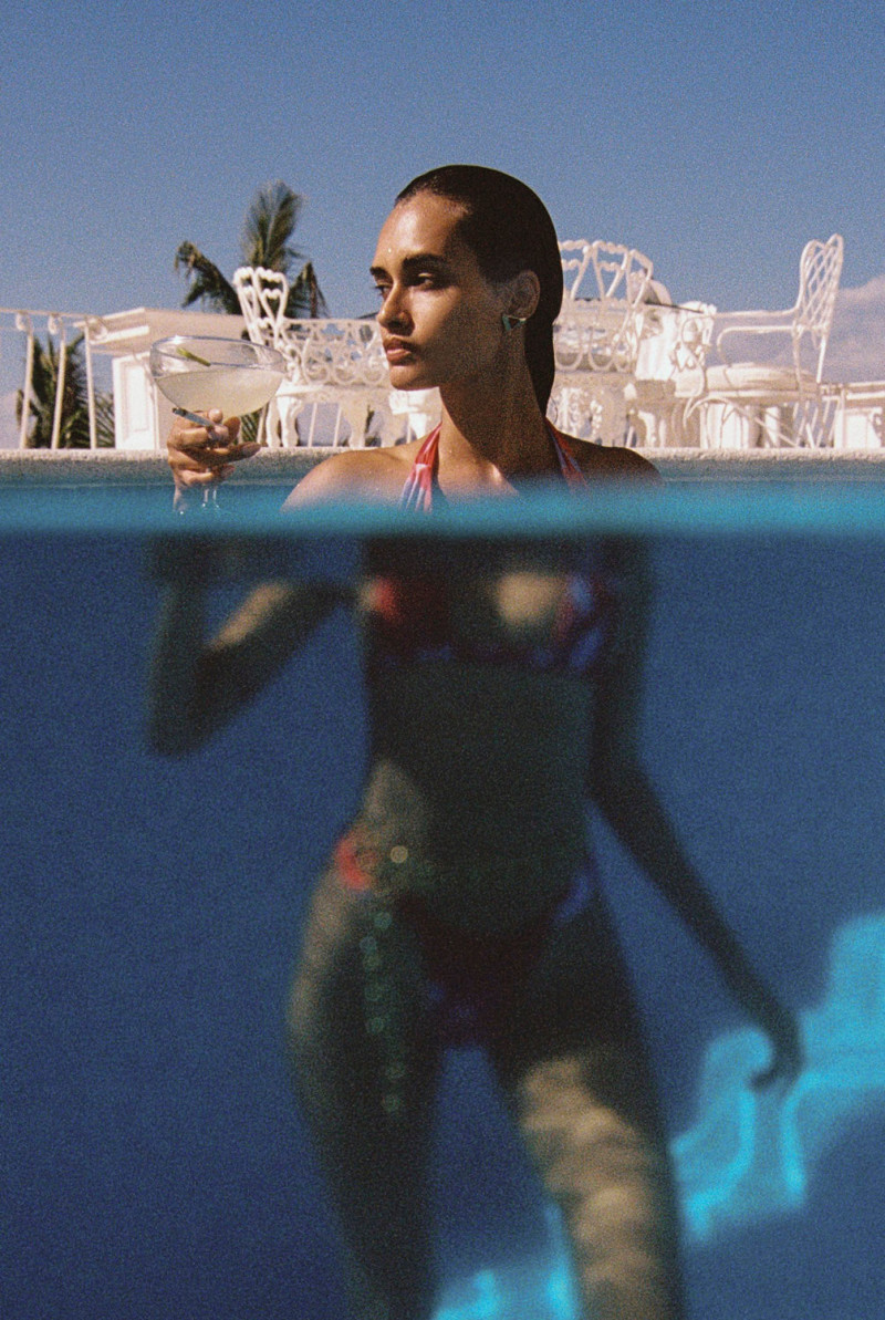 Gizele Oliveira featured in  the Bikini Bible advertisement for Spring/Summer 2024