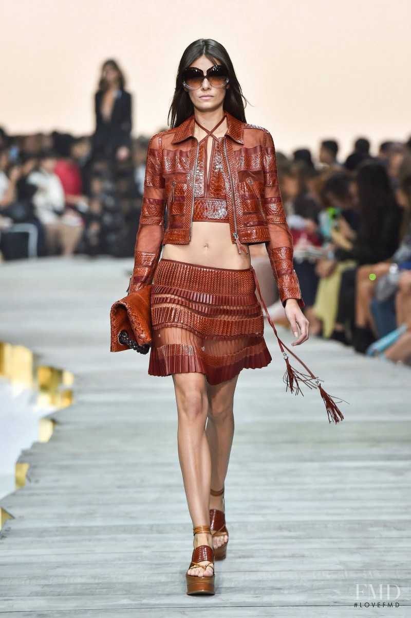 Muriel Beal featured in  the Roberto Cavalli fashion show for Spring/Summer 2015