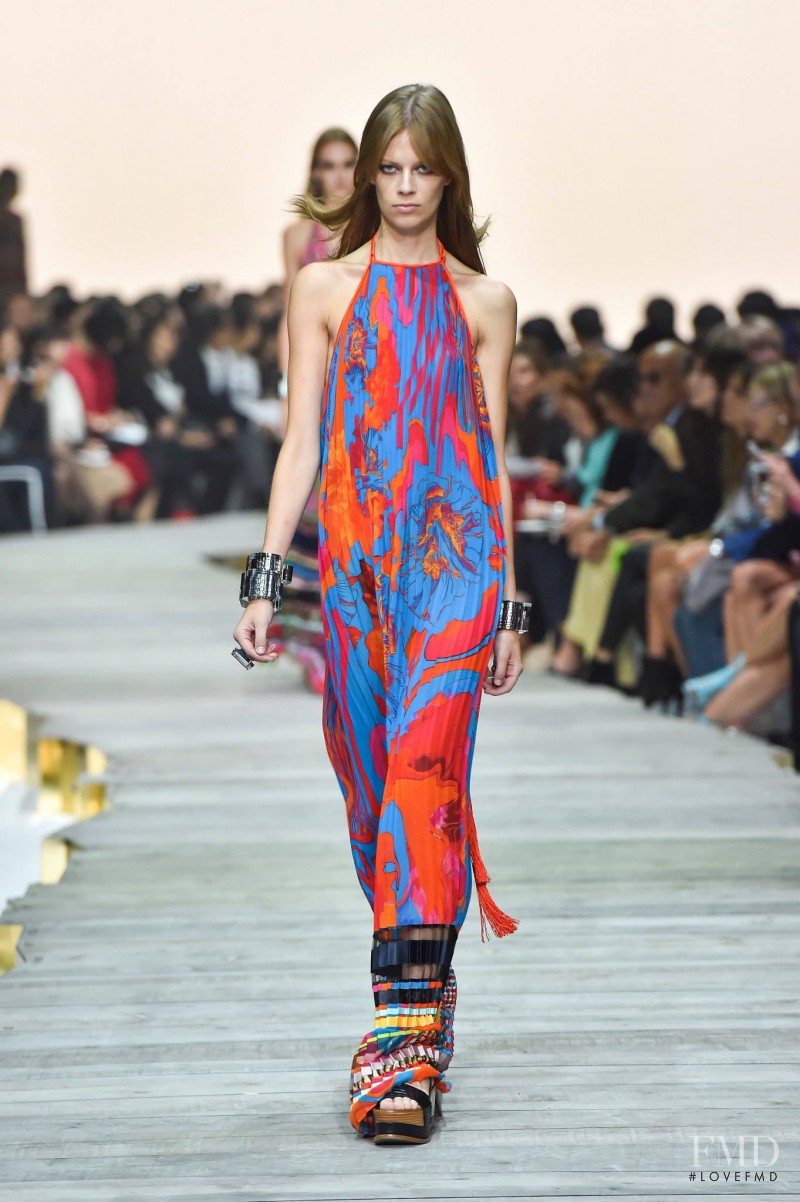 Lexi Boling featured in  the Roberto Cavalli fashion show for Spring/Summer 2015