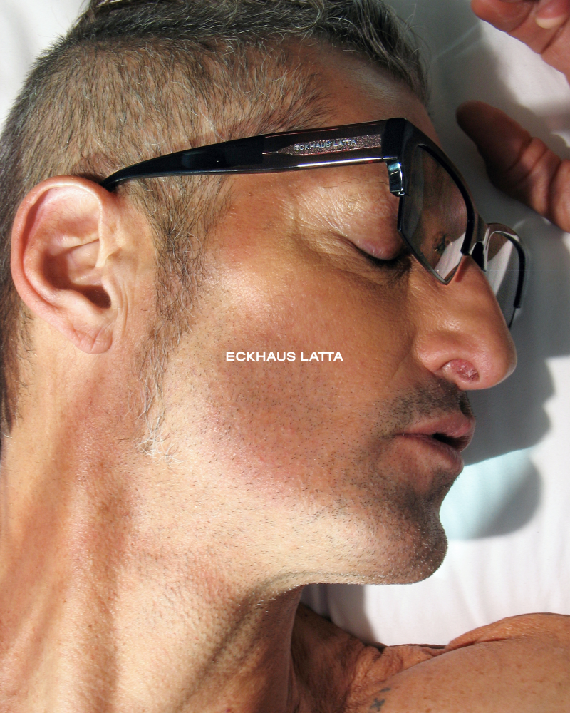 Eckhaus Latta Sunglasses Campaign advertisement for Summer 2024