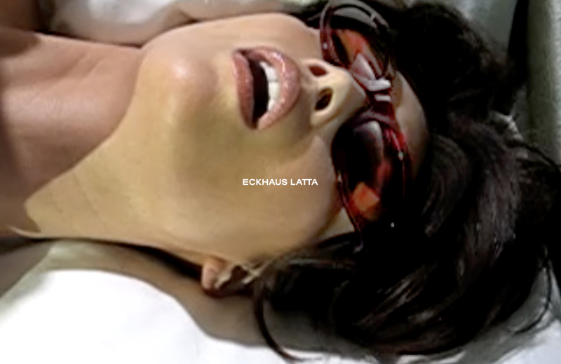 Eckhaus Latta Sunglasses Campaign advertisement for Summer 2024