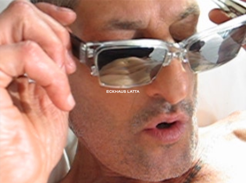 Eckhaus Latta Sunglasses Campaign advertisement for Summer 2024