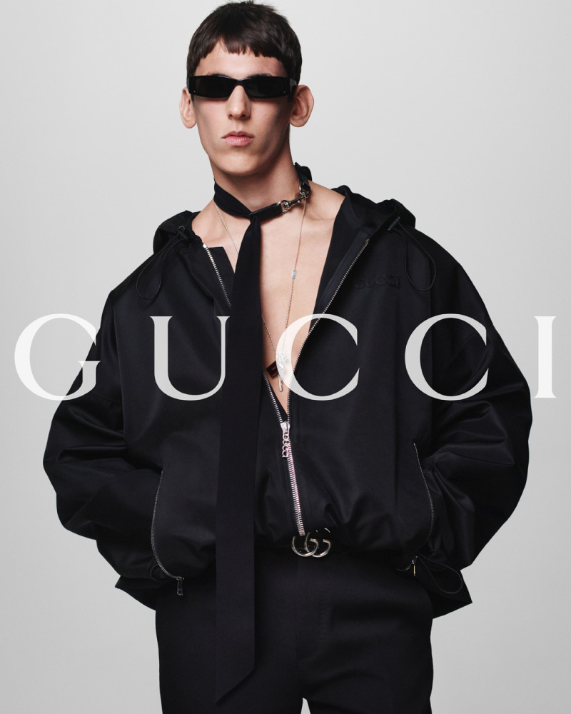 Martin Miller featured in  the Gucci advertisement for Autumn/Winter 2024