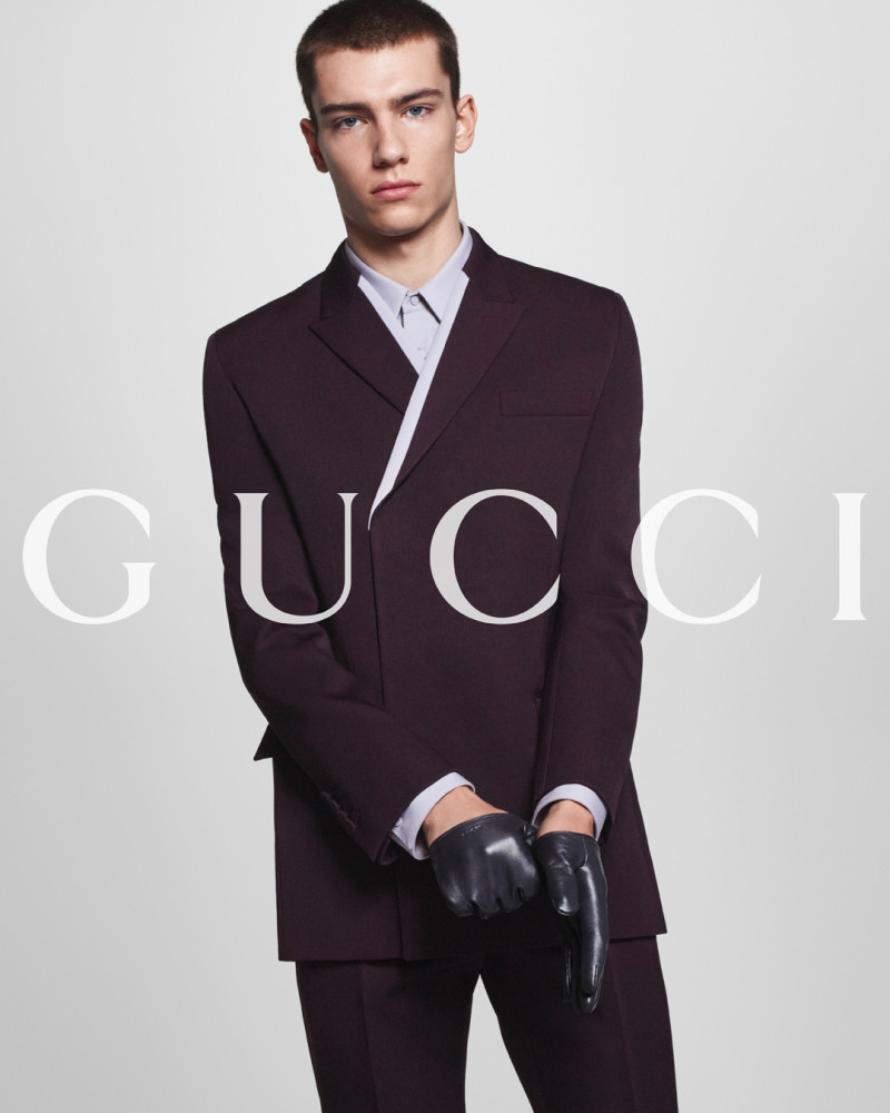 Emilio Cilia featured in  the Gucci advertisement for Autumn/Winter 2024