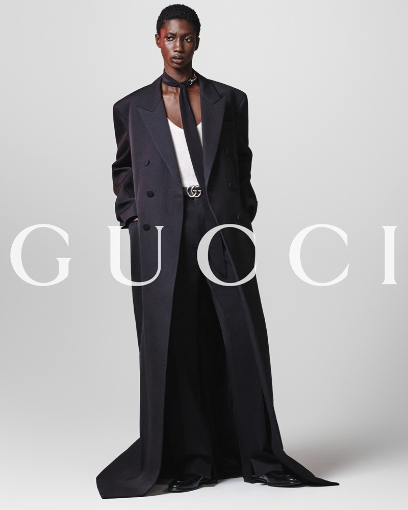 Douta Sidibe featured in  the Gucci advertisement for Autumn/Winter 2024