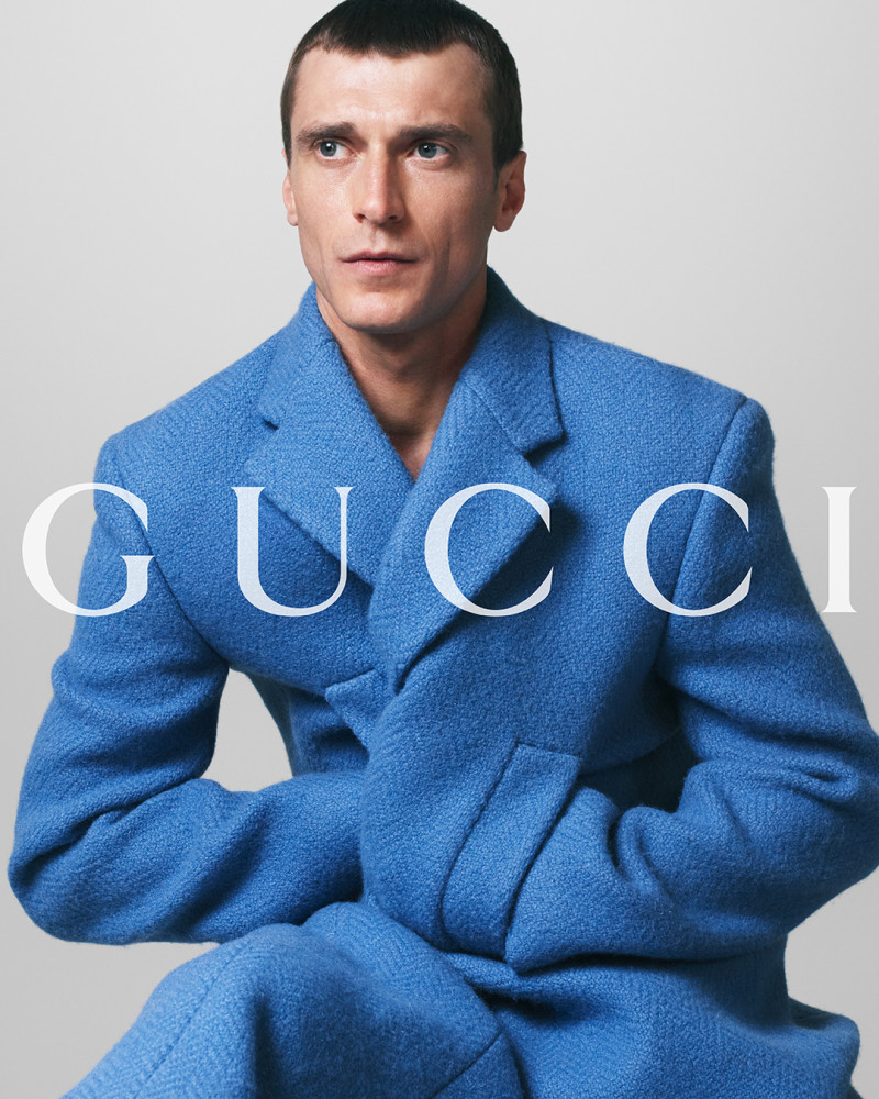 Clement Chabernaud featured in  the Gucci advertisement for Autumn/Winter 2024