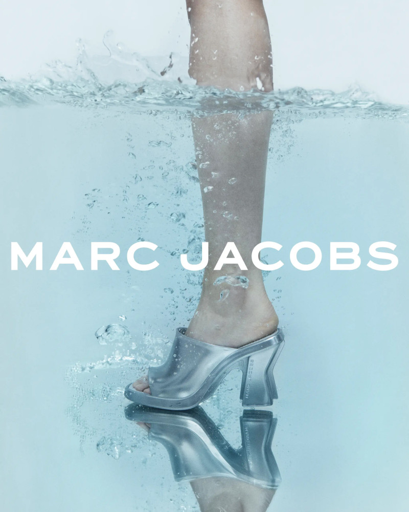 Alex Consani featured in  the Marc Jacobs Marc Jacobs x Melissa Summer 2024 Collection advertisement for Summer 2024