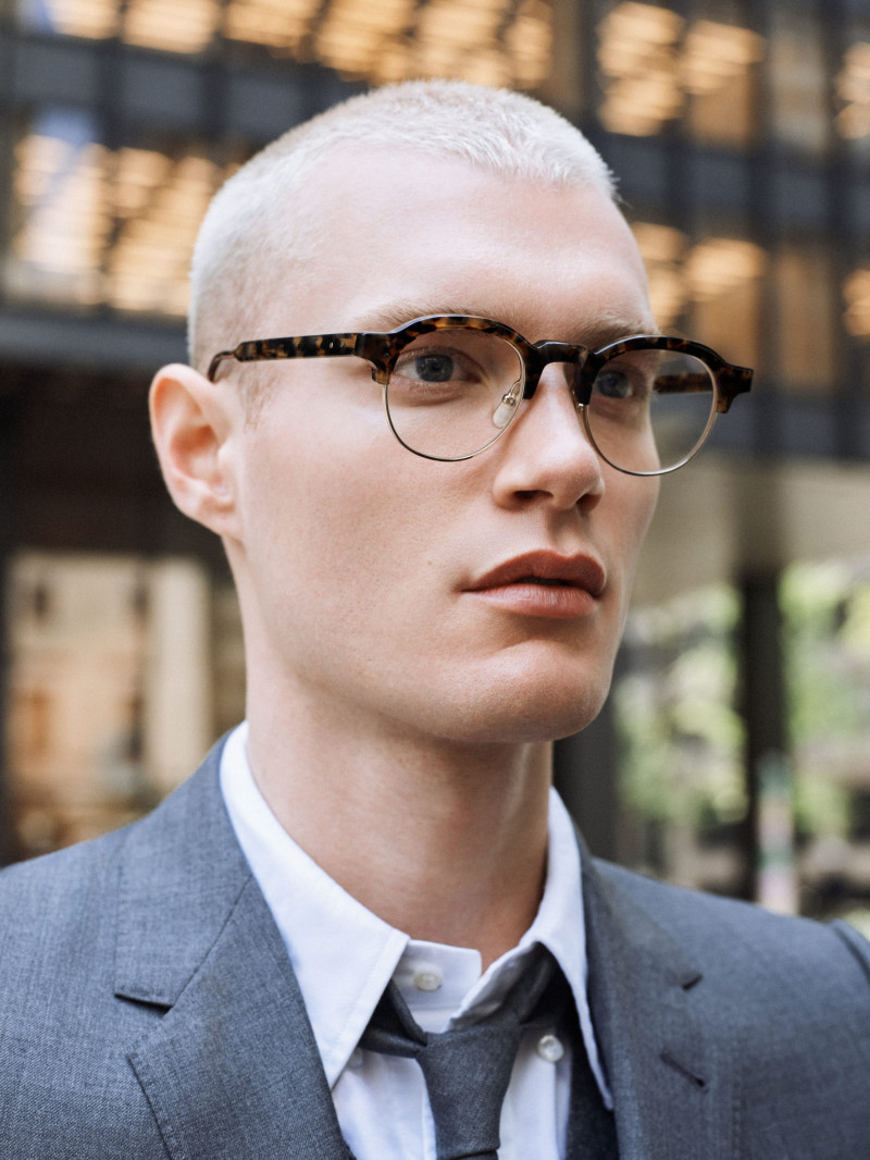 Thom Browne Eyewear 2024 Campaign advertisement for Summer 2024