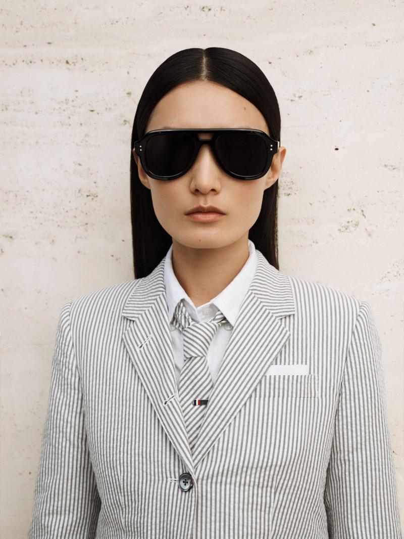 Thom Browne Eyewear 2024 Campaign advertisement for Summer 2024